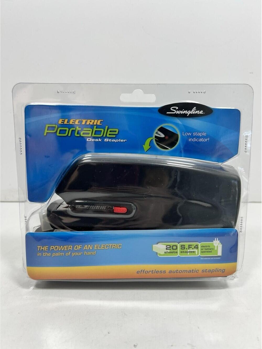 Swingline Portable Electric Stapler 20 Sheet Capacity 48200 Brand New Sealed